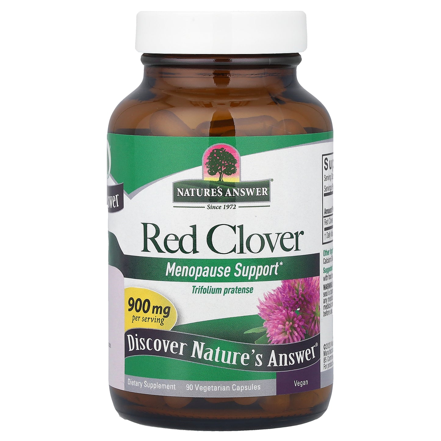 Nature's Answer, Red Clover, 90 Vegetarian Capsules (450 mg per Capsule)