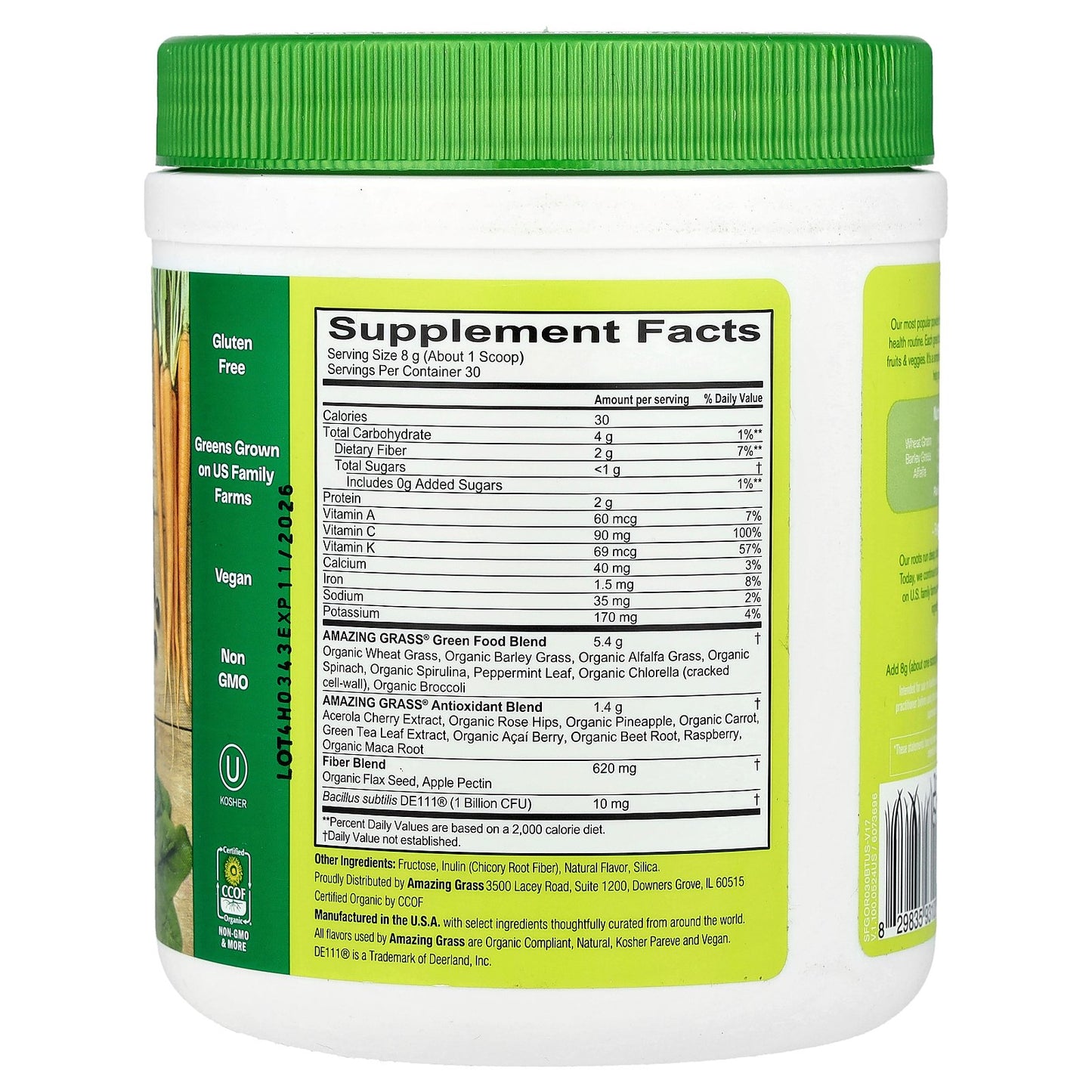 Amazing Grass, Greens Blend Superfood, 8.5 oz (240 g)