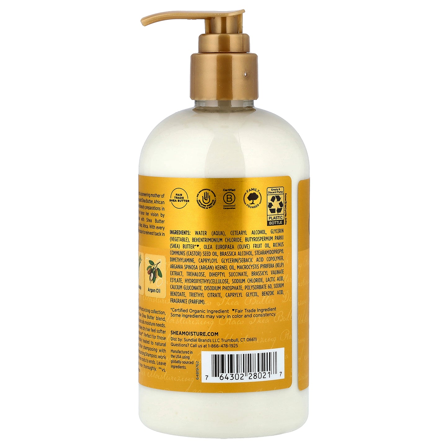 SheaMoisture, Raw Shea Butter, Deep Moisturizing Conditioner, Curly & Coily Hair, 13 fl oz (384 ml)