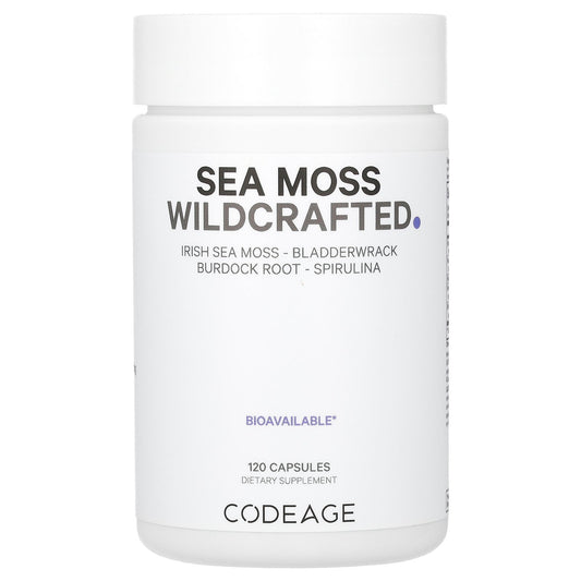 Codeage, Sea Moss, Wildcrafted, 120 Capsules