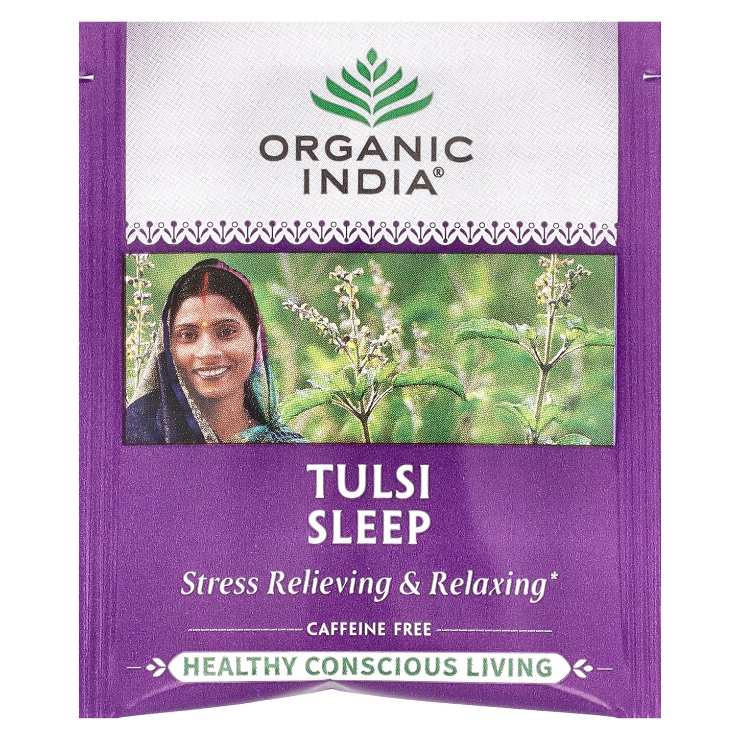 Organic India, Tulsi Sleep Tea, Caffeine Free, 18 Infusion Bags, 1.14 oz (32.4 g)