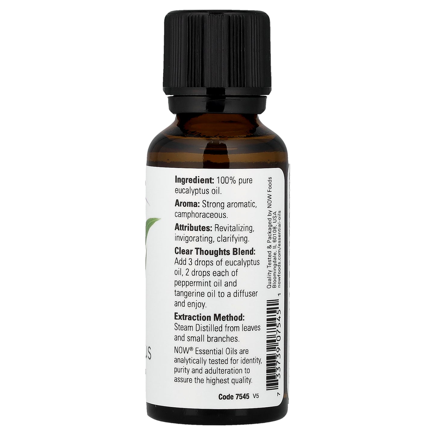 NOW Foods, Essential Oils, Eucalyptus, 1 fl oz (30 ml)