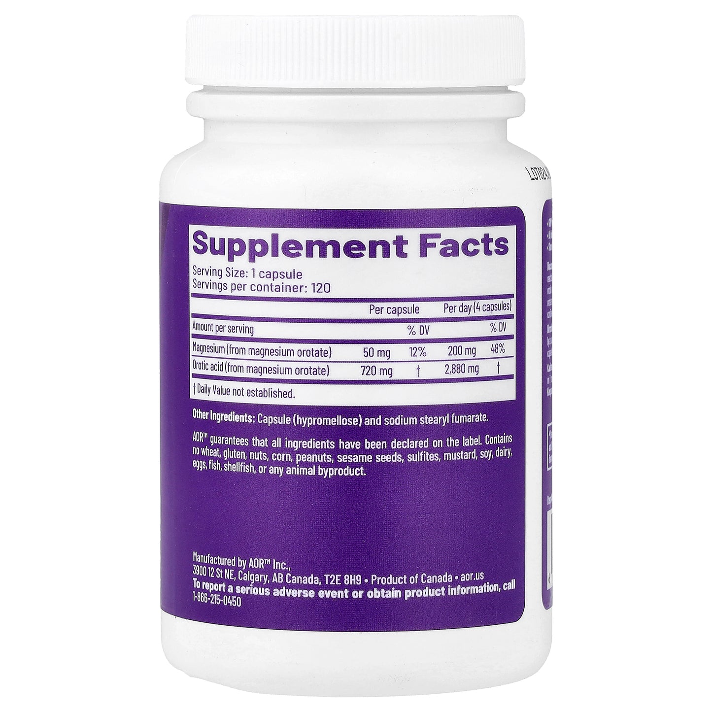 Advanced Orthomolecular Research AOR, Cardio Mag 2.0, 120 Capsules