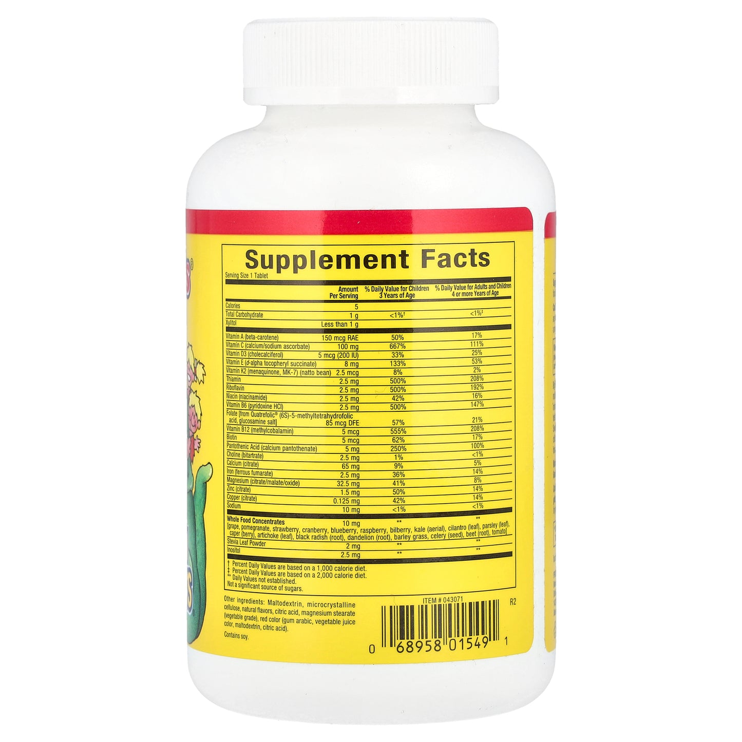 Natural Factors, Big Friends®, Multi-Vitamin & Minerals, Jungle Berry, 60 Chewable Tablets