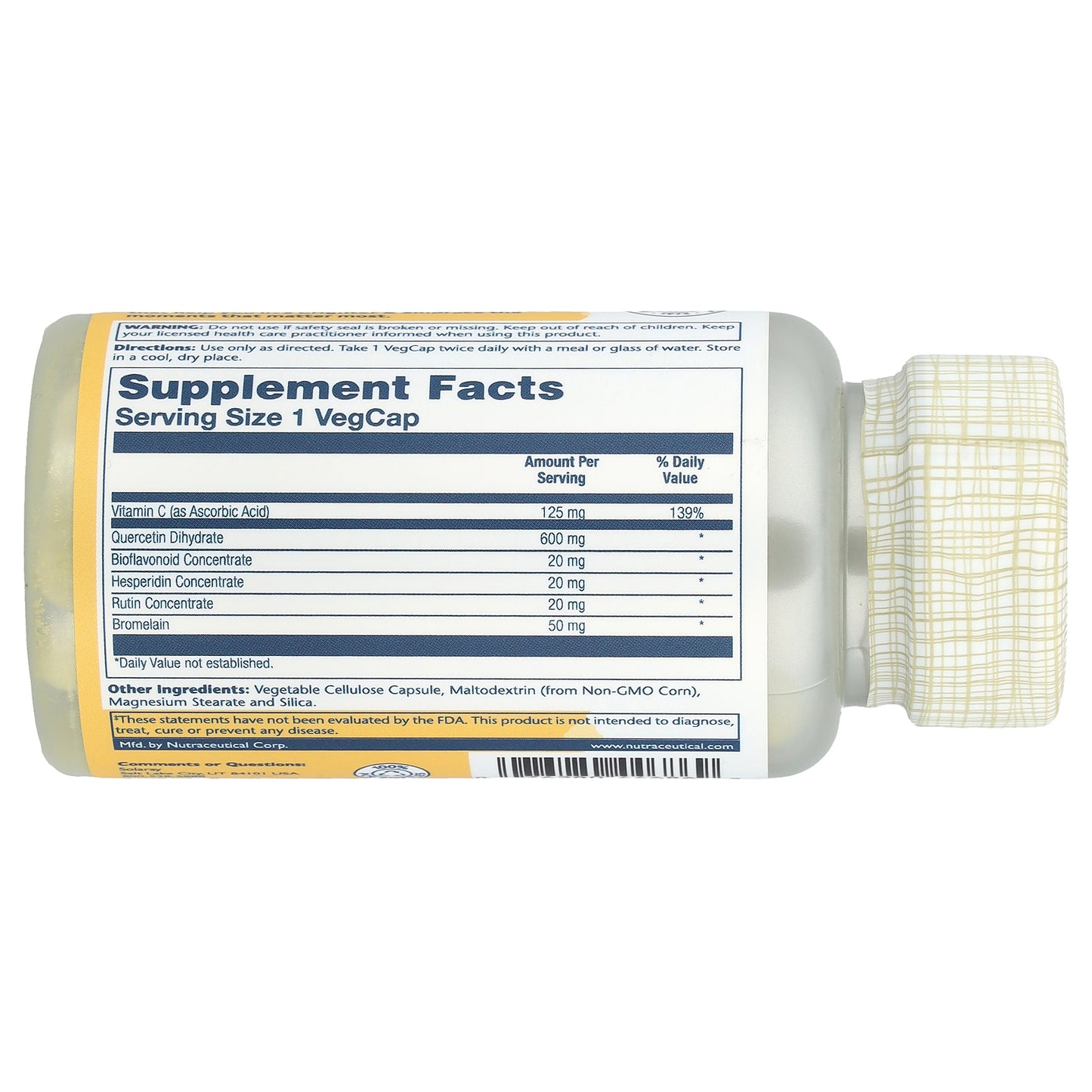 Solaray, Mega Quercetin™, 60 VegCaps