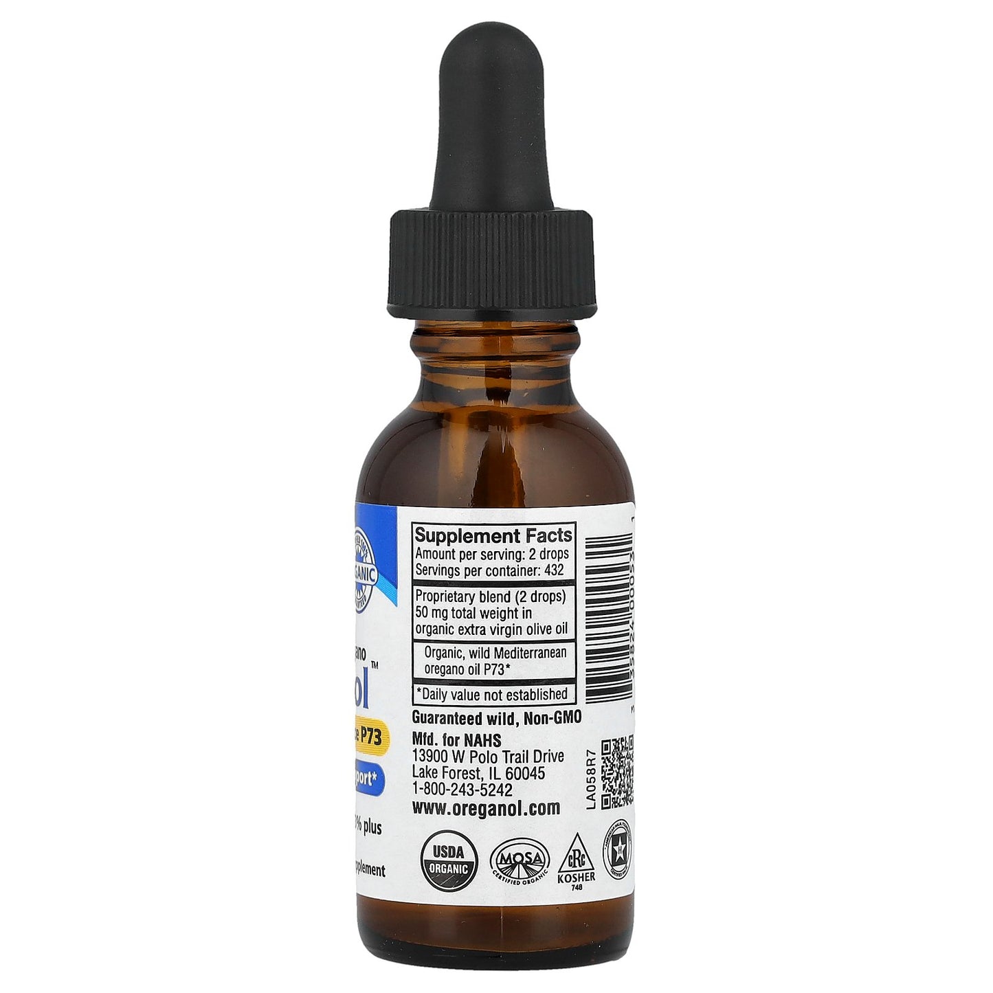 North American Herb & Spice, Oreganol™, Oil of Wild Oregano, 1 fl oz (30 ml)
