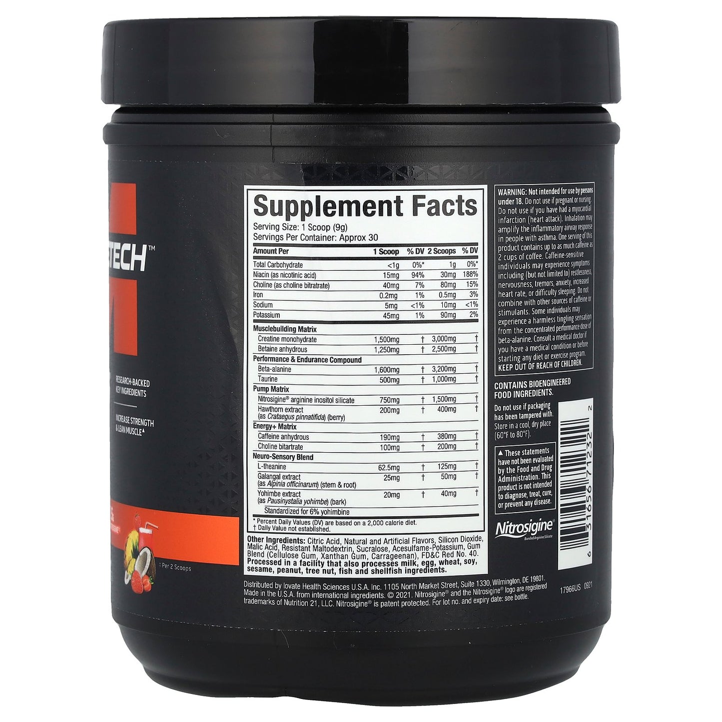 MuscleTech, VaporX5®, Pre-Workout, Miami Spring Break, 9.6 oz (272 g)