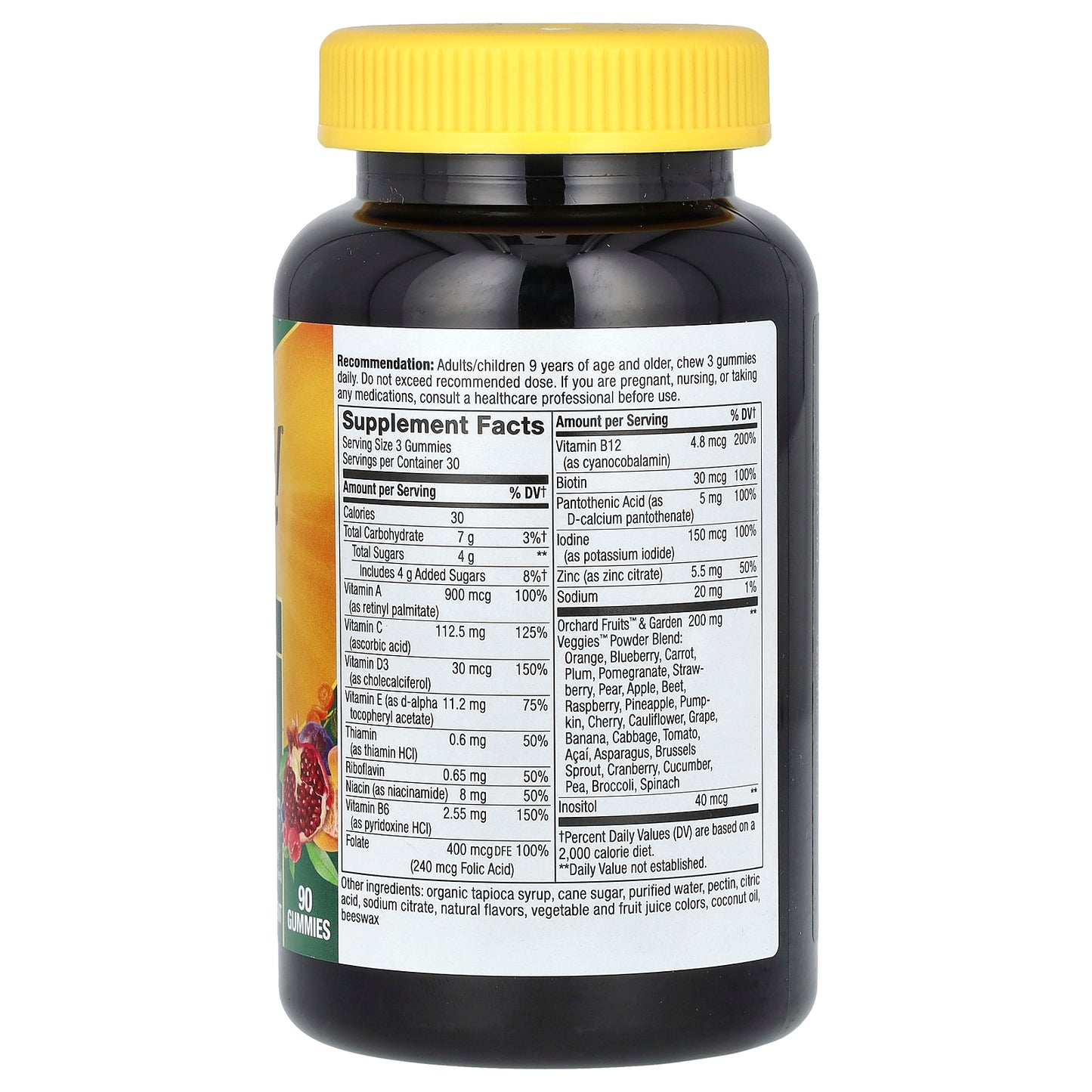 Nature's Way, Alive! Adult Premium Gummies Multivitamin, Grape and Cherry, 90 Gummies