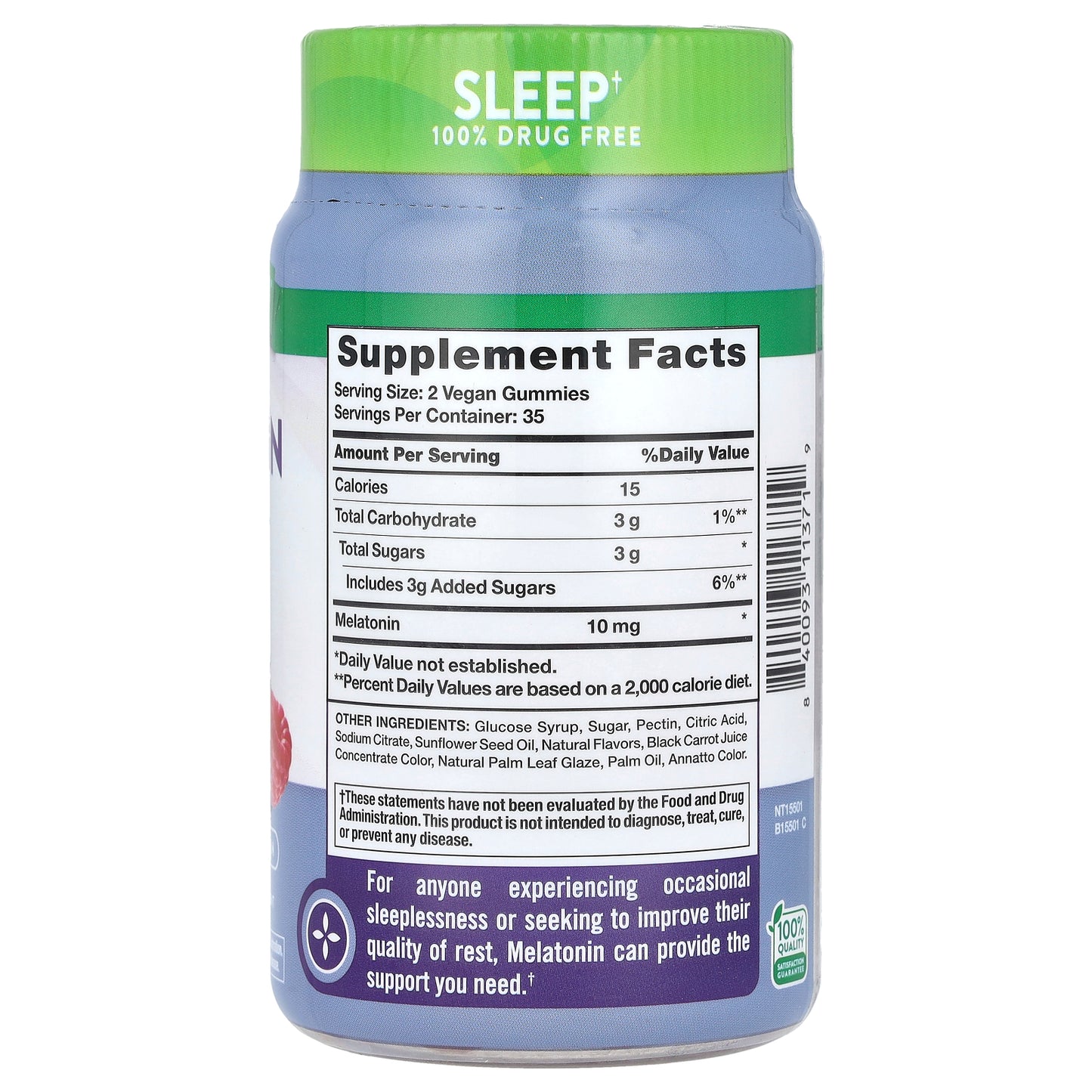 Nature's Truth, Sleep, Melatonin Gummies, Natural Mixed Berry, 70 Gummies (5 mg per Gummy)