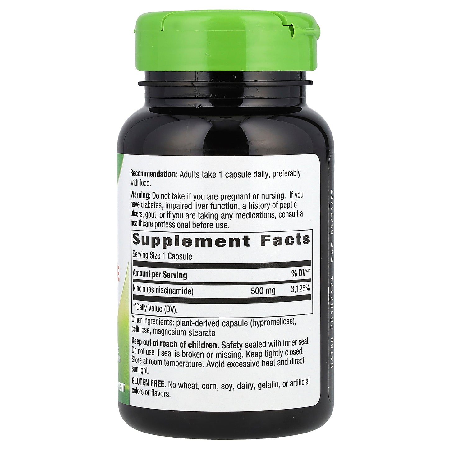 Nature's Way, Niacinamide, Non-Flushing, 500 mg, 100 Capsules