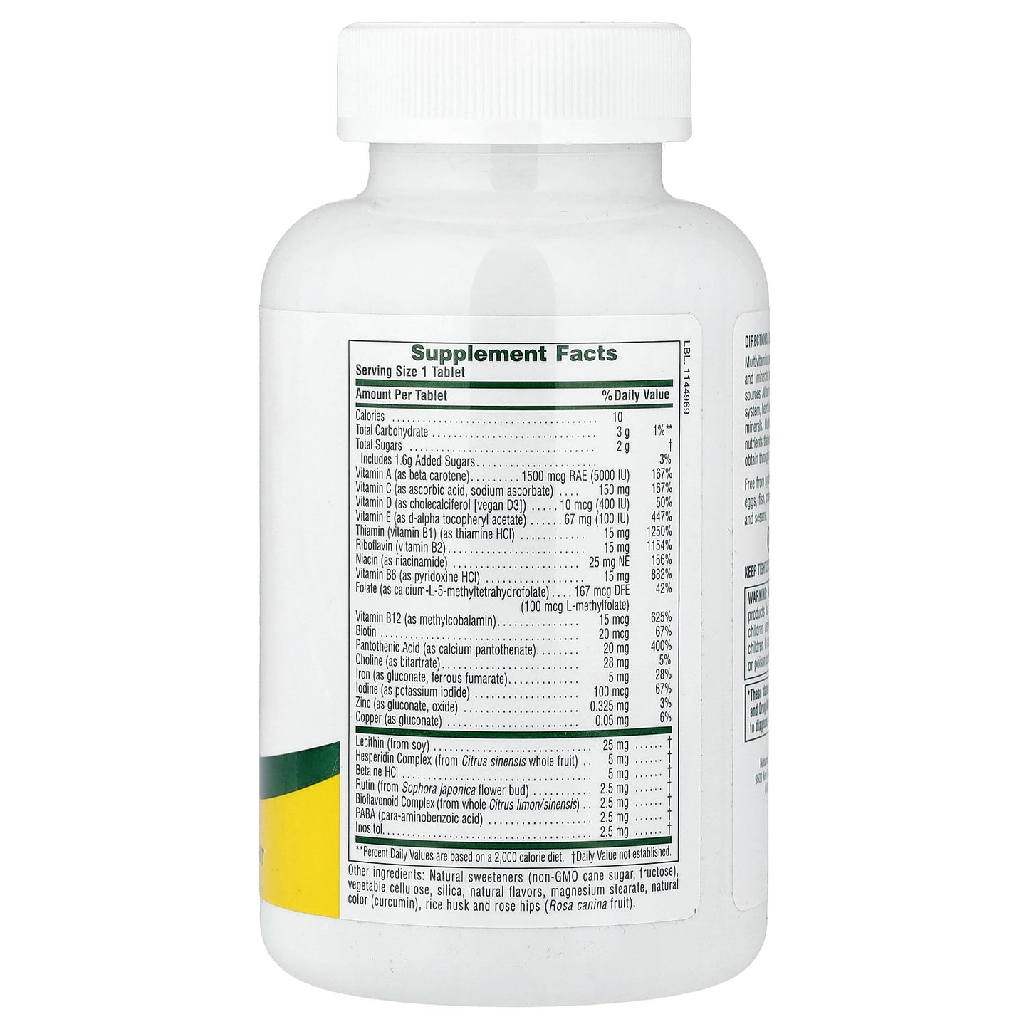 NaturesPlus, Adult's Chewable Multivitamin & Mineral, Pineapple, 90 Tablets