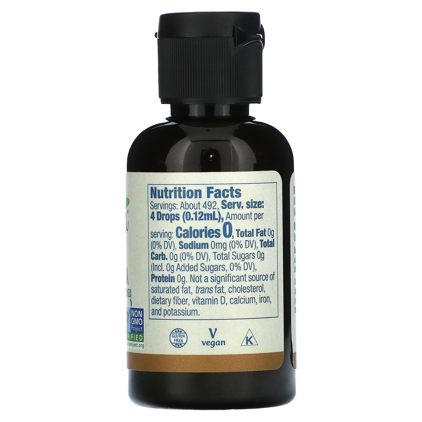 NOW Foods, Better Stevia, Zero-Calorie Liquid Sweetener, French Vanilla, 2 fl oz (59 ml)