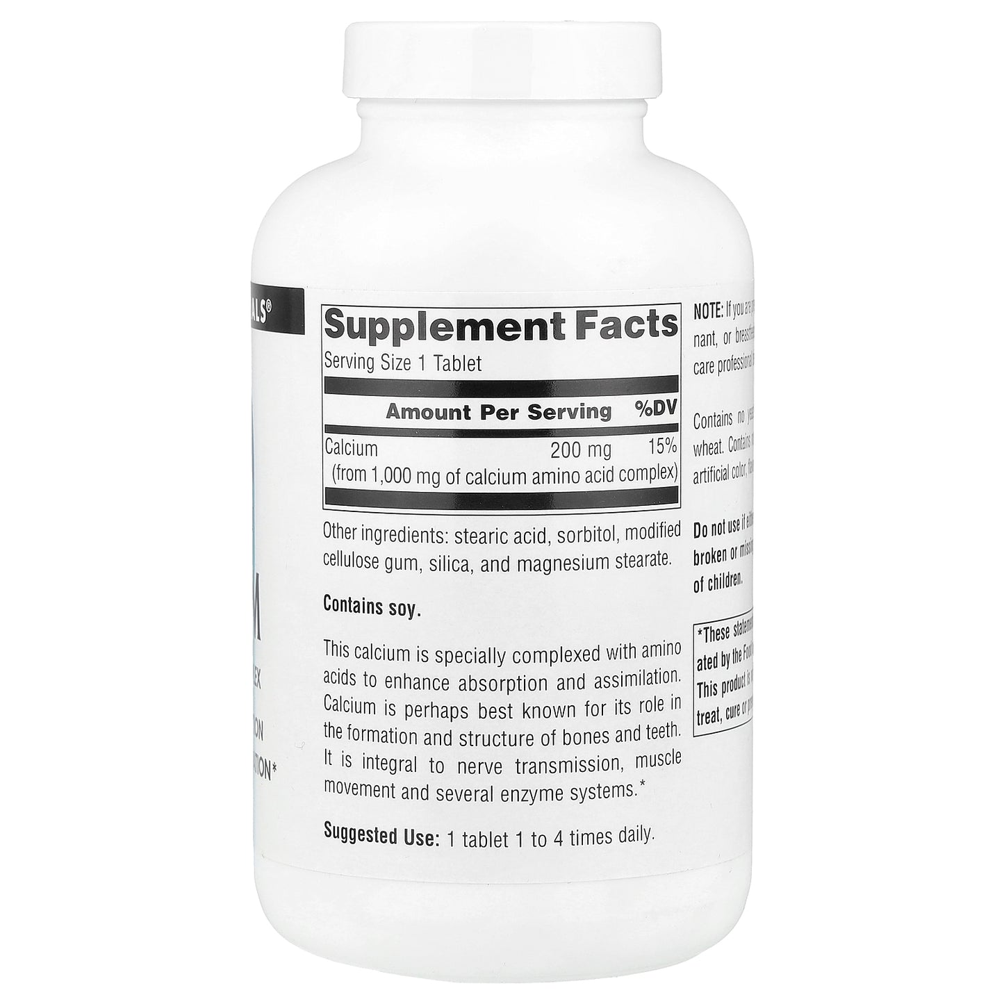 Source Naturals, Calcium, 200 mg, 250 Tablets