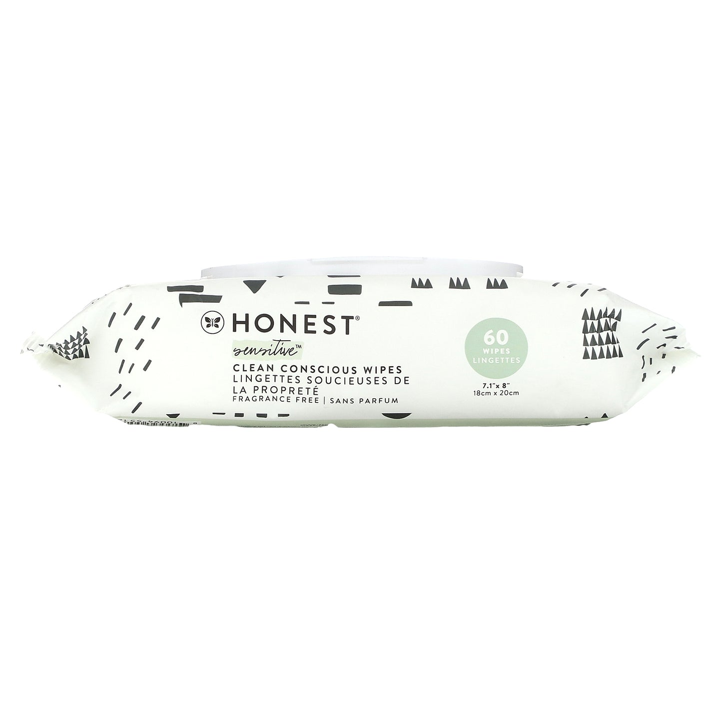 The Honest Company, Sensitive™ Clean Conscious Wipes, Fragrance Free, 60 Wipes