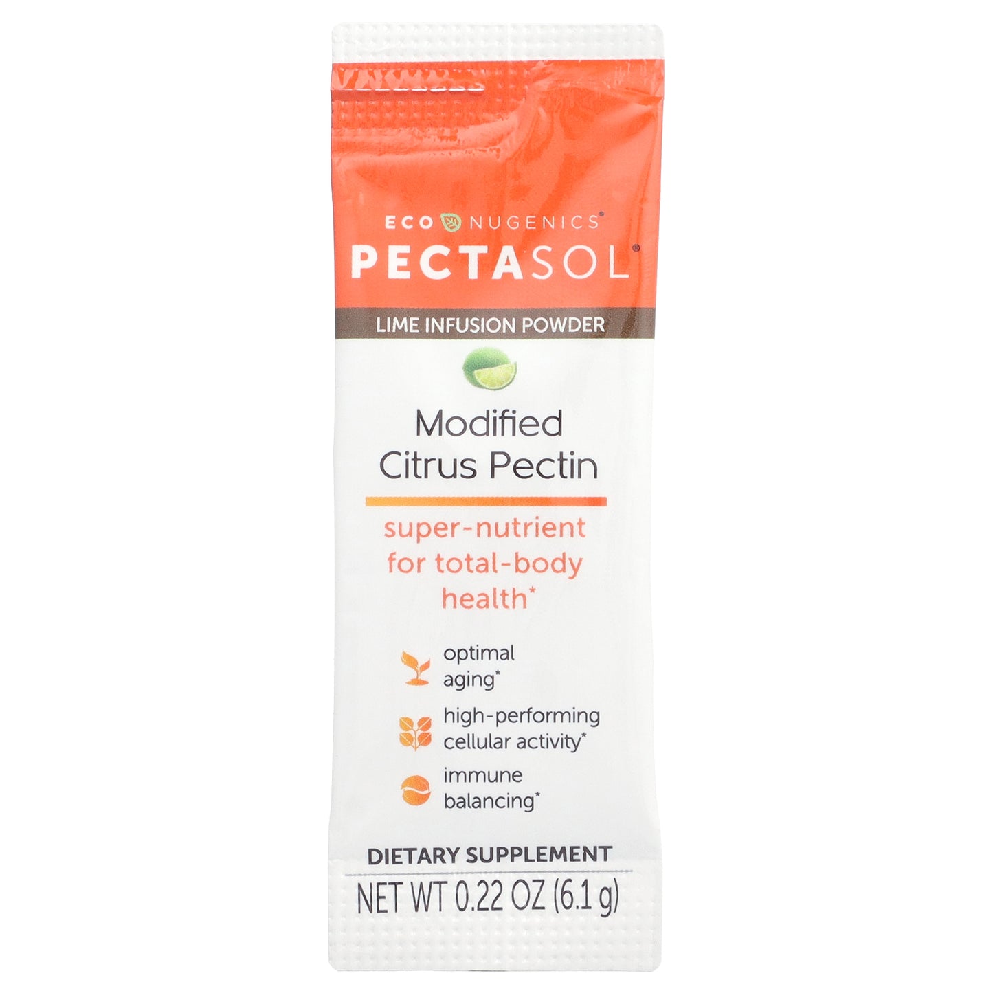 Econugenics, PectaSol® Modified Citrus Pectin, 15 Stick Packs, 0.22 oz (6.1 g) Each