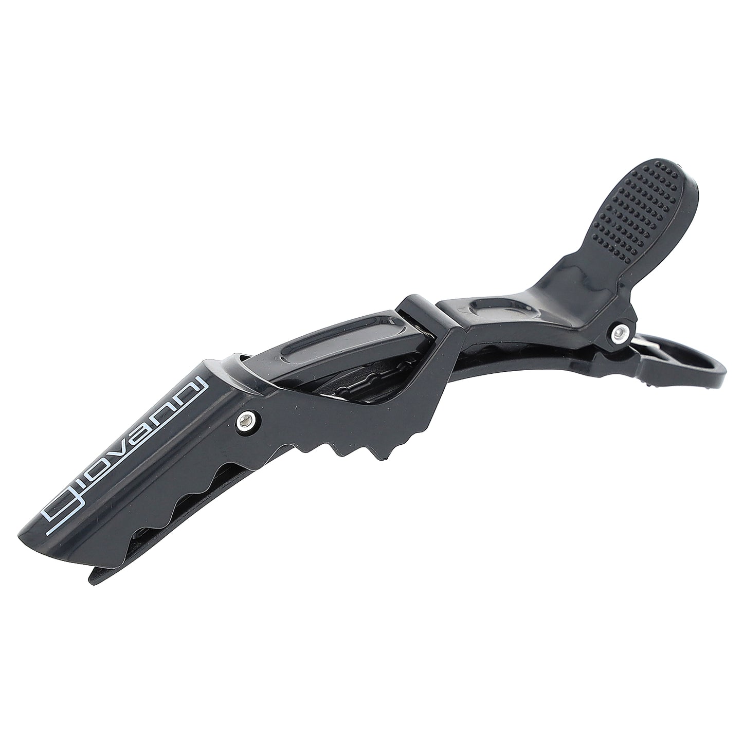 Giovanni, Multi-Purpose Crocodile Hair Styling Clips, Black, 6 Pieces