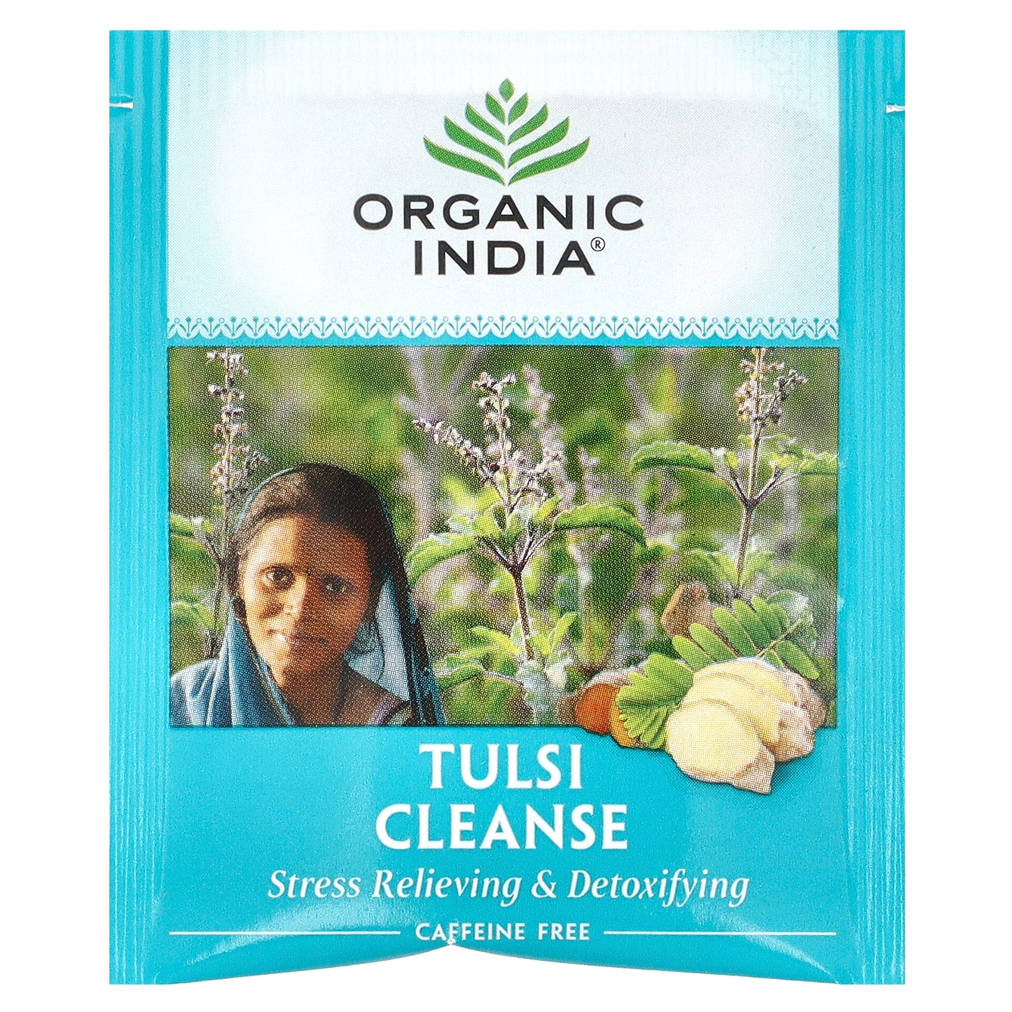 Organic India, Tulsi Cleanse Tea, Caffeine-Free, 18 Infusion Bags, 1.02 oz (28.8 g)