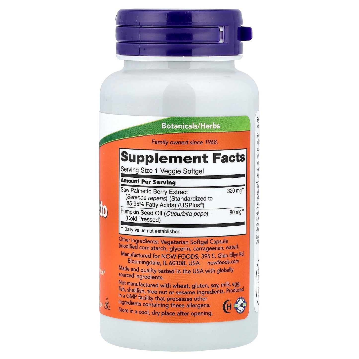 NOW Foods, Saw Palmetto Extract, 90 Veggie Softgels