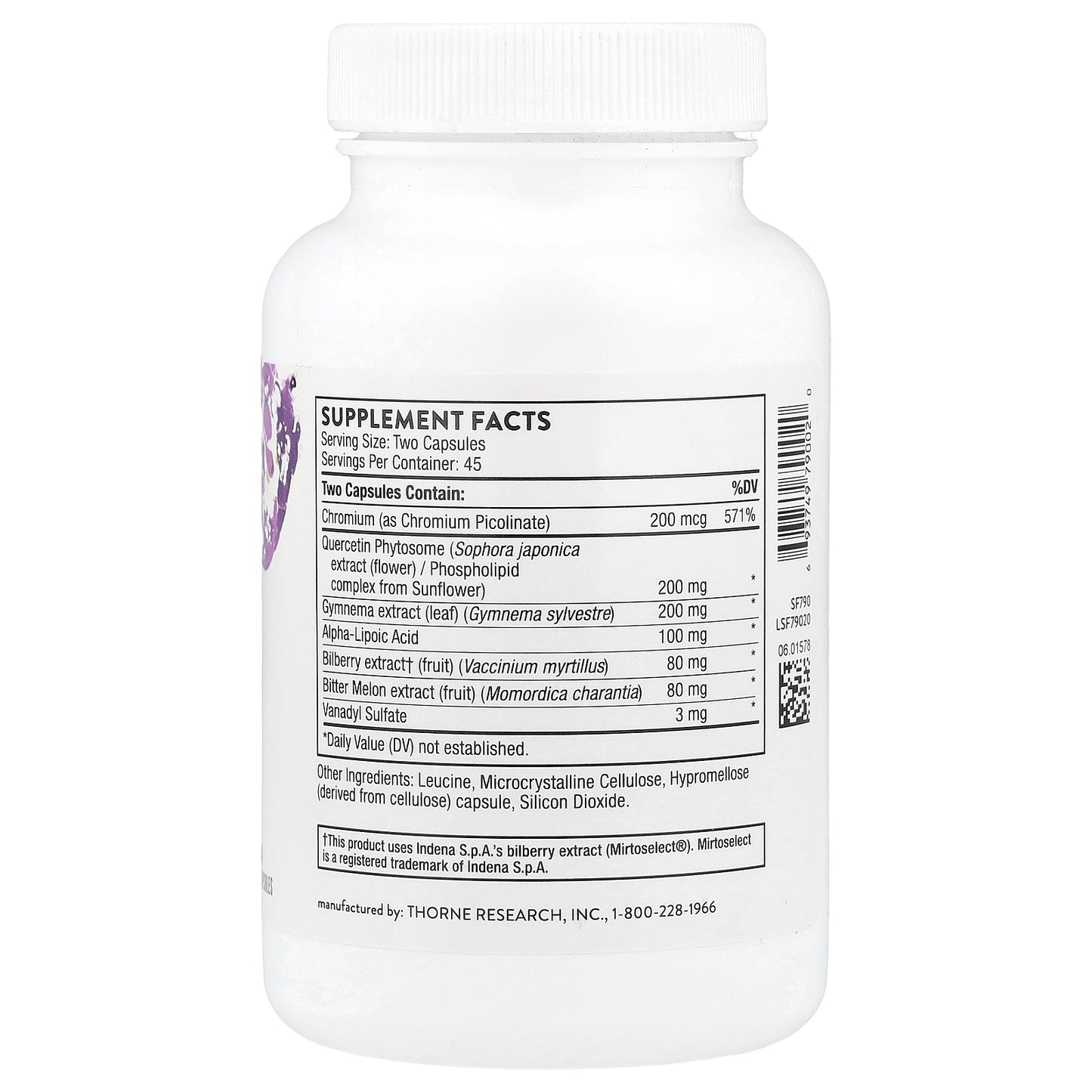 Thorne, Diabenil®, 90 Capsules