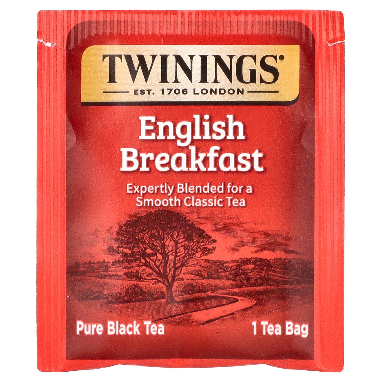 Twinings, Pure Black Tea, English Breakfast, 100 Tea Bags, 7.05 oz (200 g)