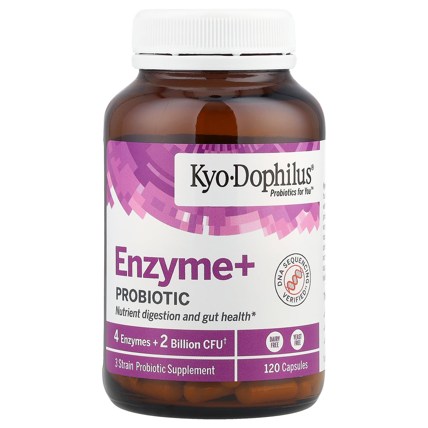 Kyolic, Kyo-Dophilus®, Enzyme+ Probiotic, 120 Capsules