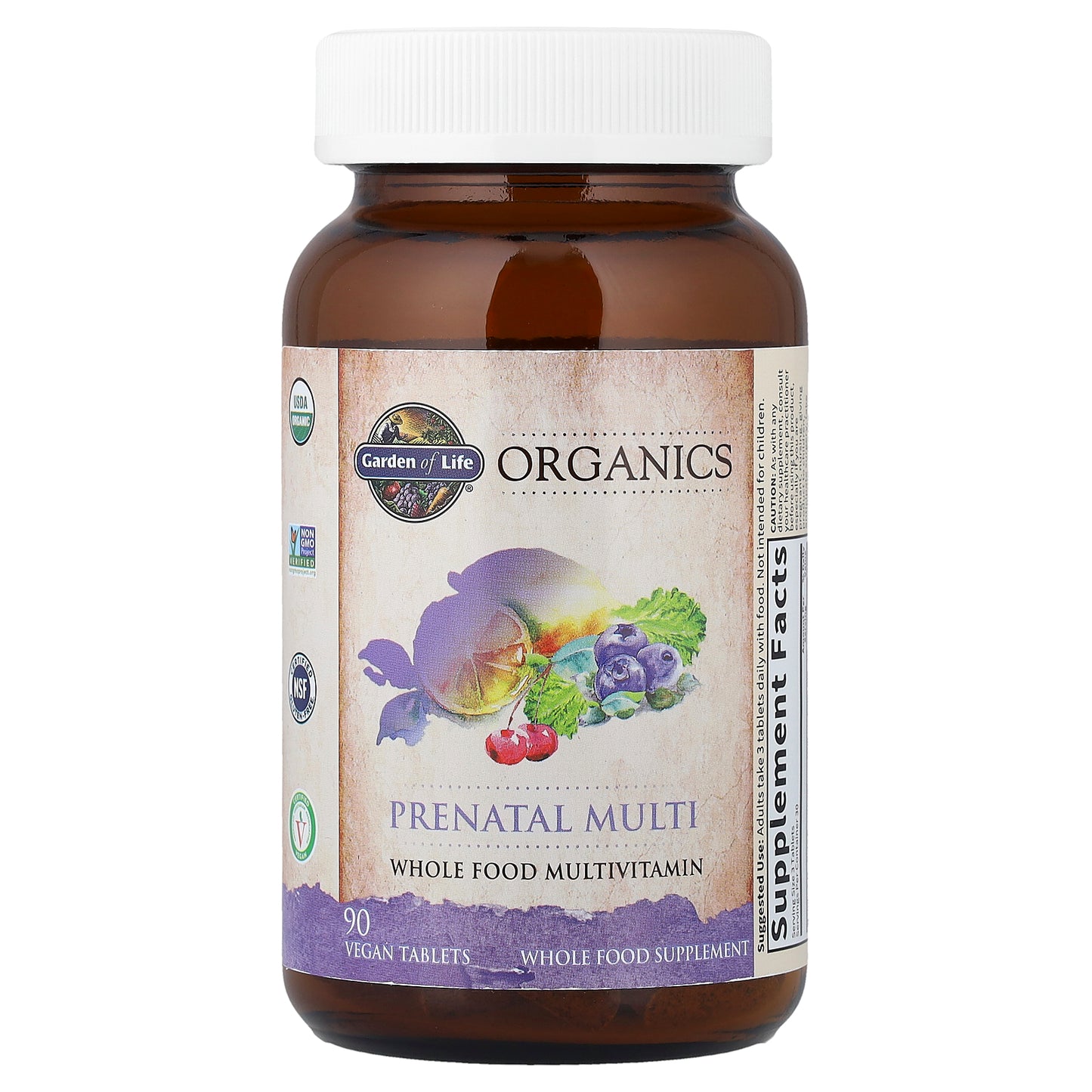 Garden of Life, Organics, Prenatal Multi, 90 Vegan Tablets