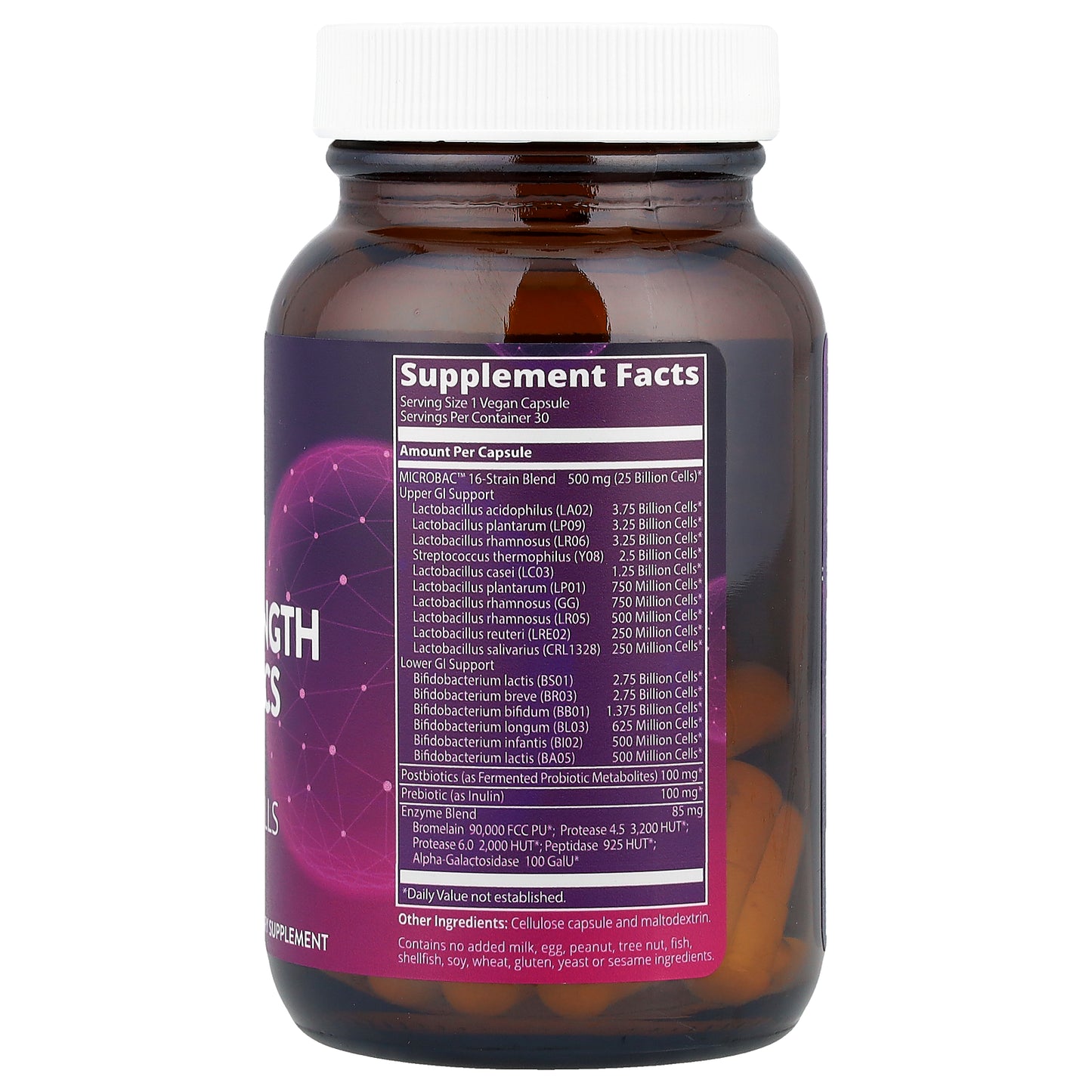 MRM Nutrition, Probiotics, 25 Billion Cells, 30 Vegan Capsules