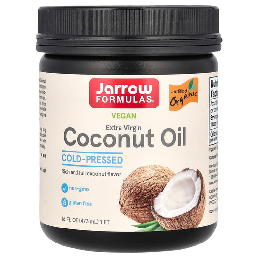 Jarrow Formulas, Extra Virgin Coconut Oil, 16 fl oz (473 ml)