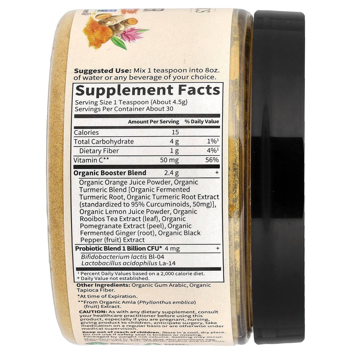 Garden of Life, Organics, Fermented Organic Turmeric Booster, 4.76 oz (135 g)