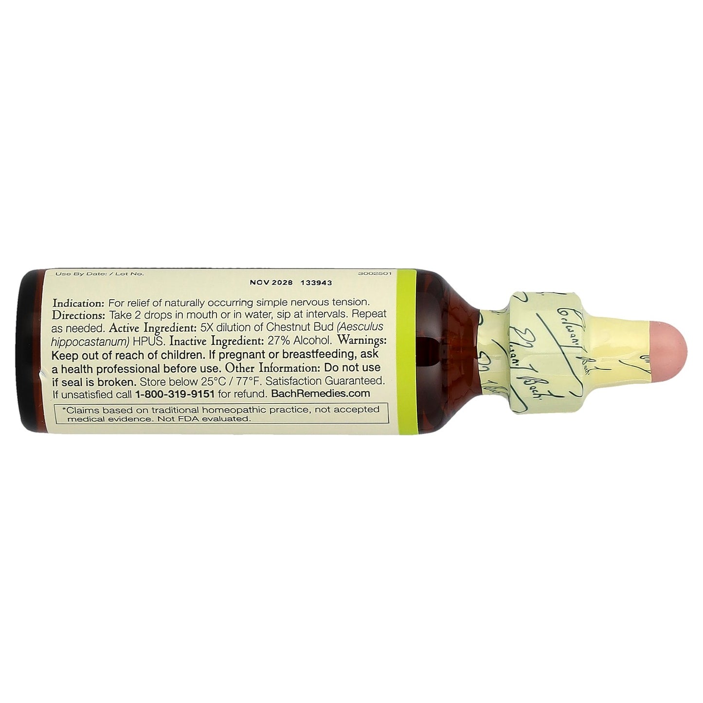 Bach, Original Flower Remedies, Chestnut Bud, 0.7 fl oz (20 ml)