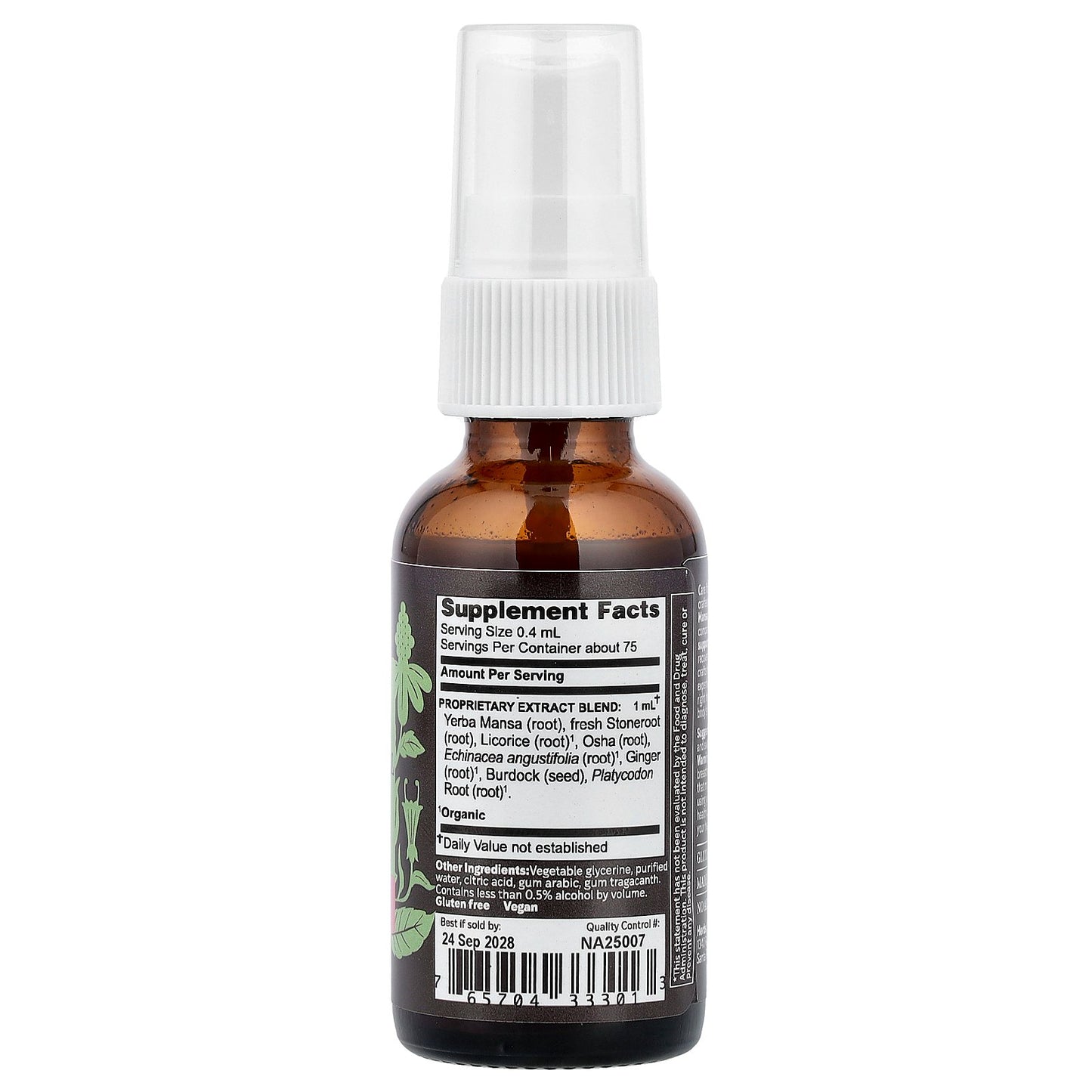 Herbs Etc., Singer's®, Non Alcohol, 1 fl oz (30 ml)