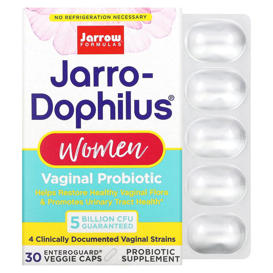 Jarrow Formulas, Jarro-Dophilus, Vaginal Probiotic, Women, 5 Billion, 30 Veggie Caps