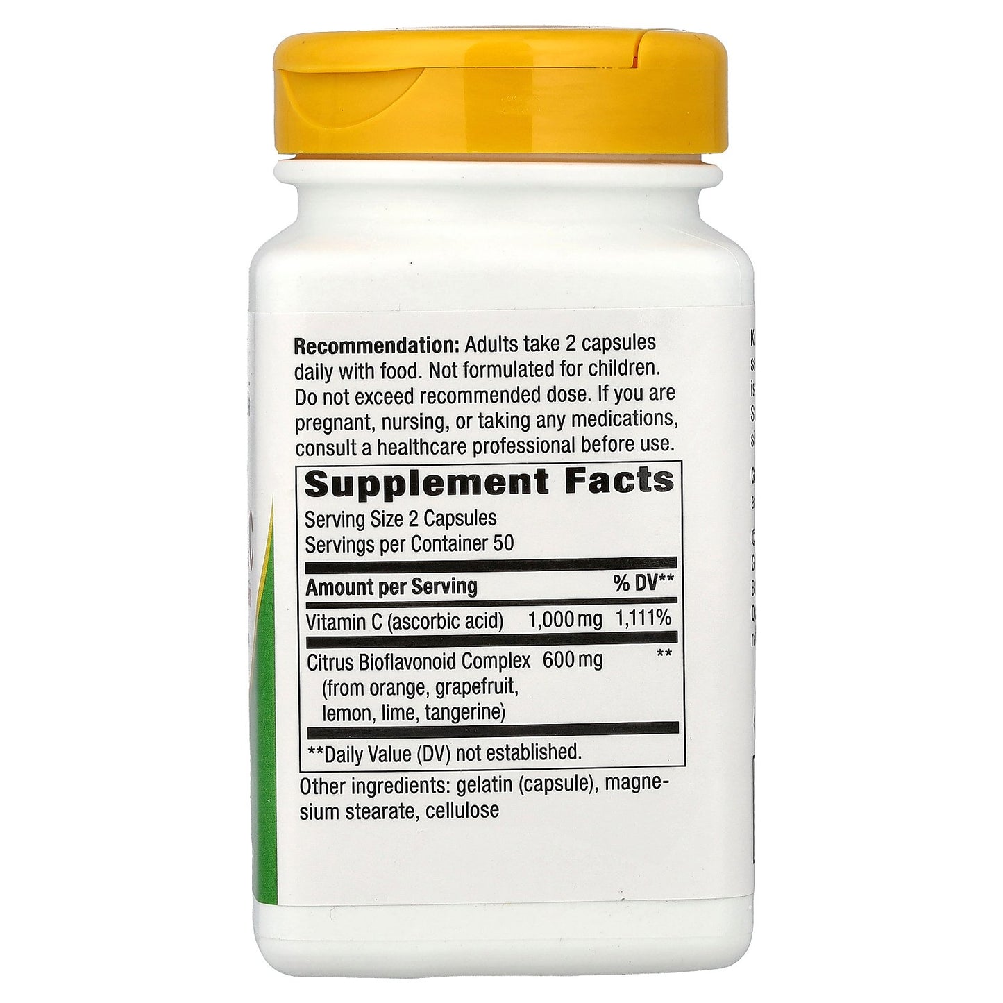 Nature's Way, Vitamin C with Bioflavonoids, 100 Capsules