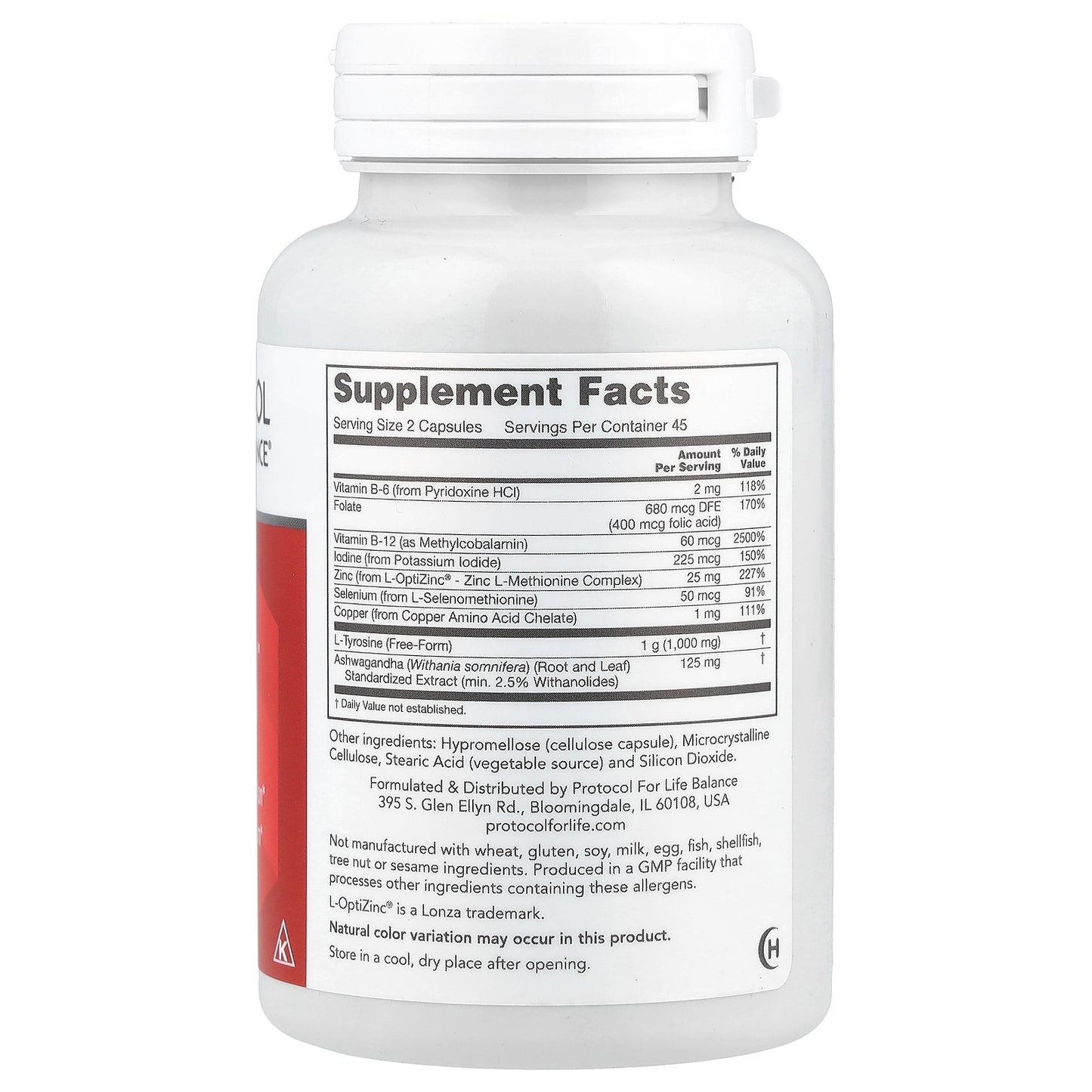 Protocol for Life Balance, Ortho Thyroid™, 90 Capsules