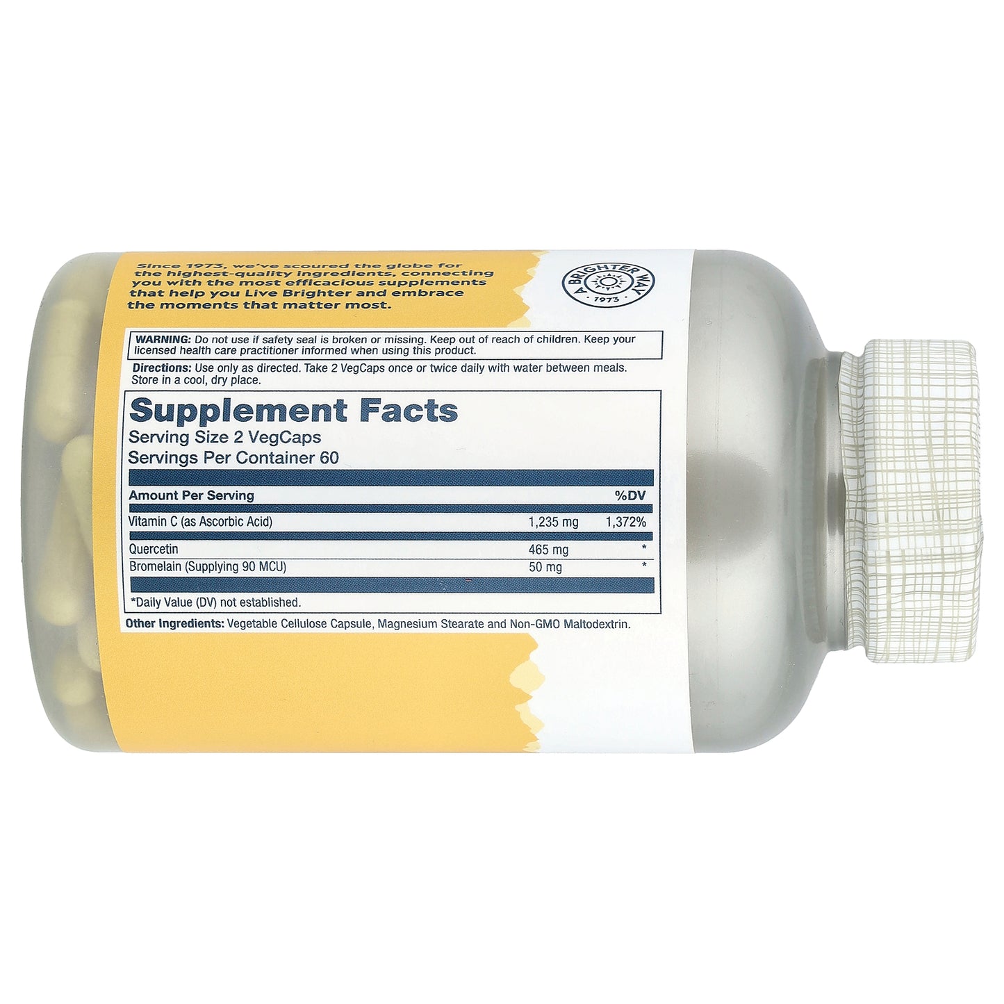 Solaray, Quercetin, Bromelain & Vitamin C, 120 VegCaps