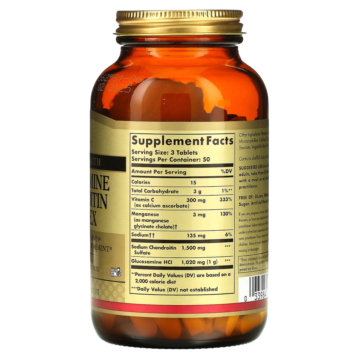 Solgar, Glucosamine Chondroitin Complex, 150 Tablets