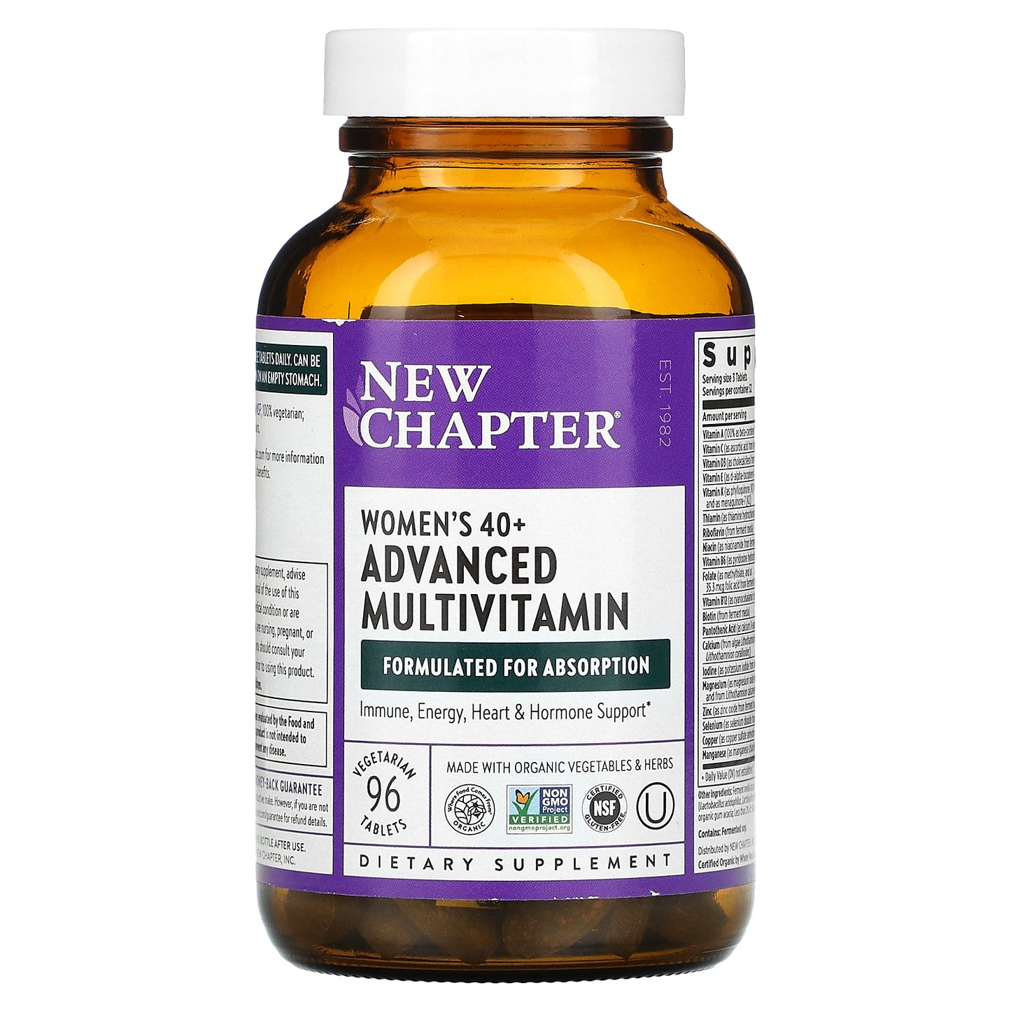 New Chapter, Women's 40+ Advanced Multivitamin, 96 Vegetarian Tablets