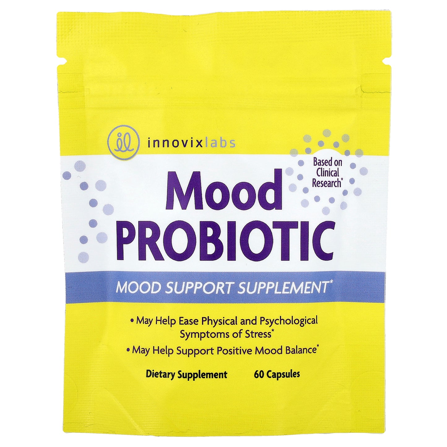 InnovixLabs, Mood Probiotic, 60 Capsules