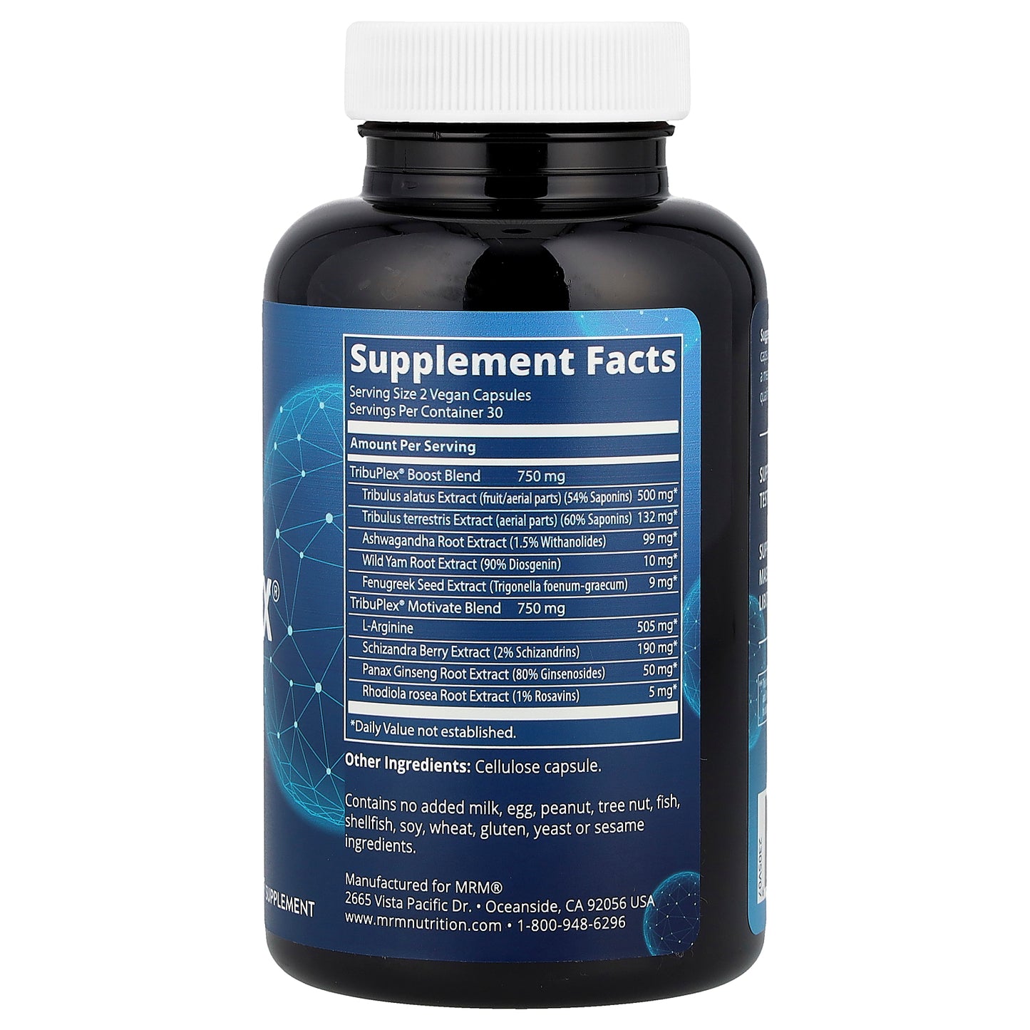 MRM Nutrition, TribuPlex® 750, 60 Vegan Capsules