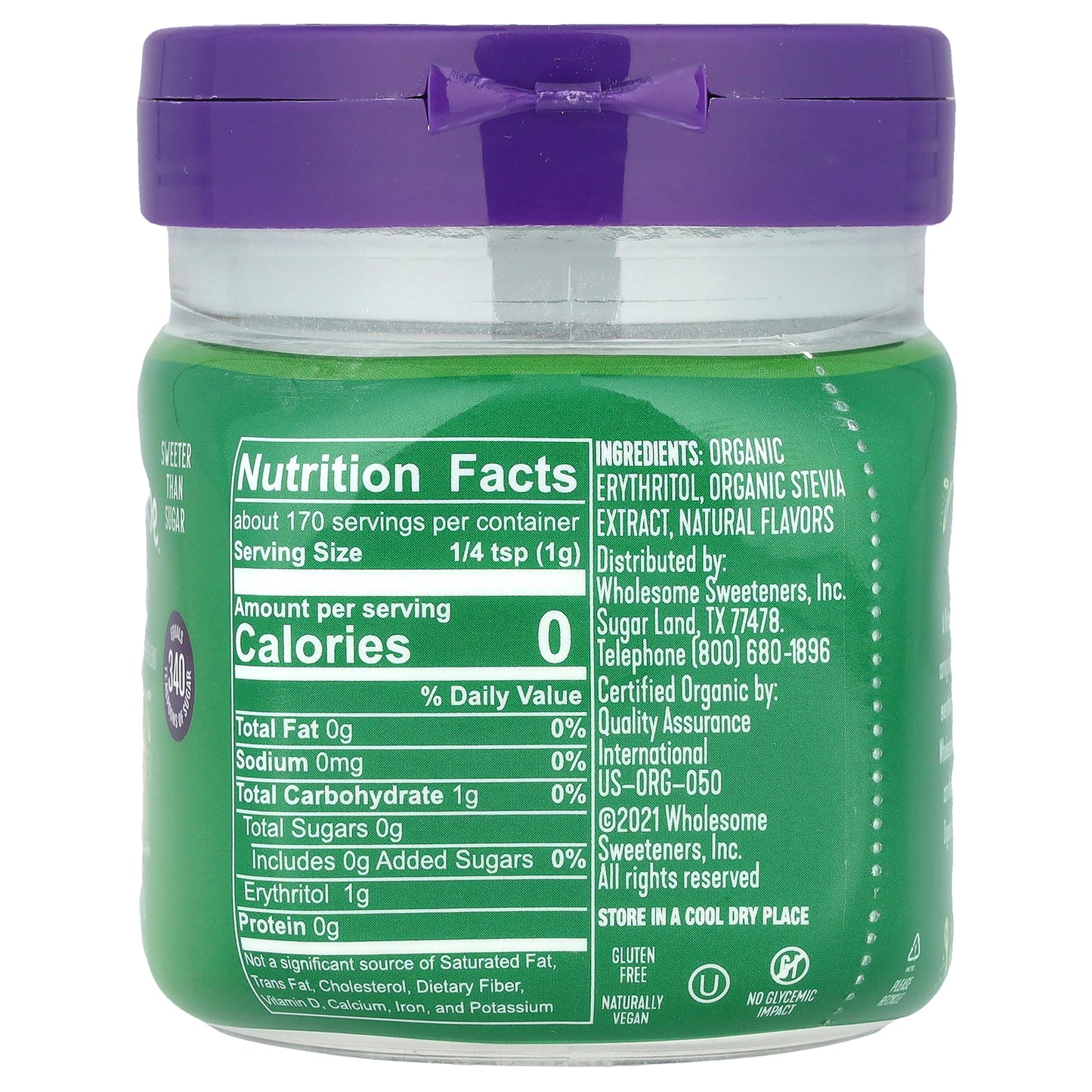 Wholesome Sweeteners, Organic Stevia, 6 oz (170 g)