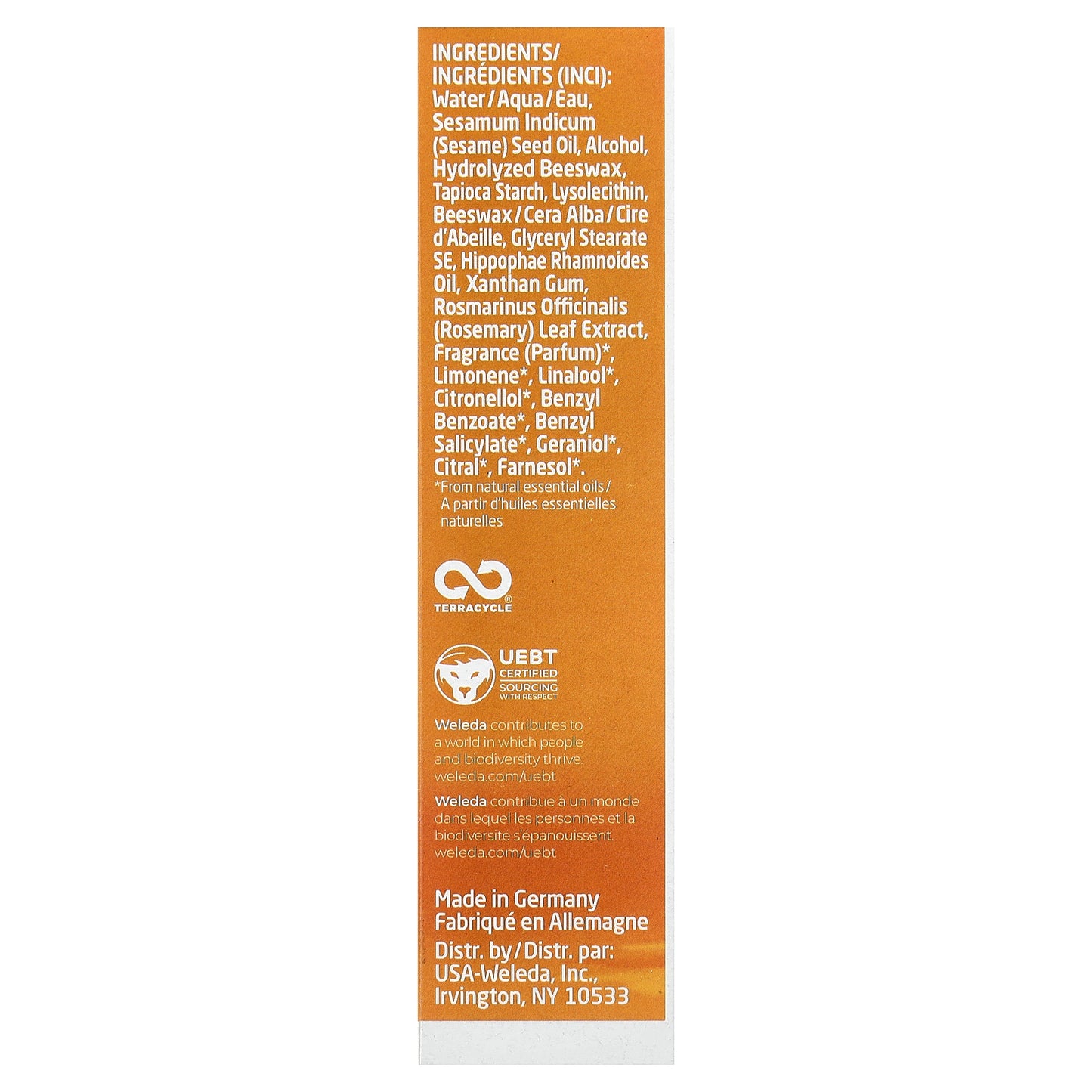 Weleda, Hydrating Hand Cream, Sea Buckthorn Extracts, 1.7 fl oz (50 ml)