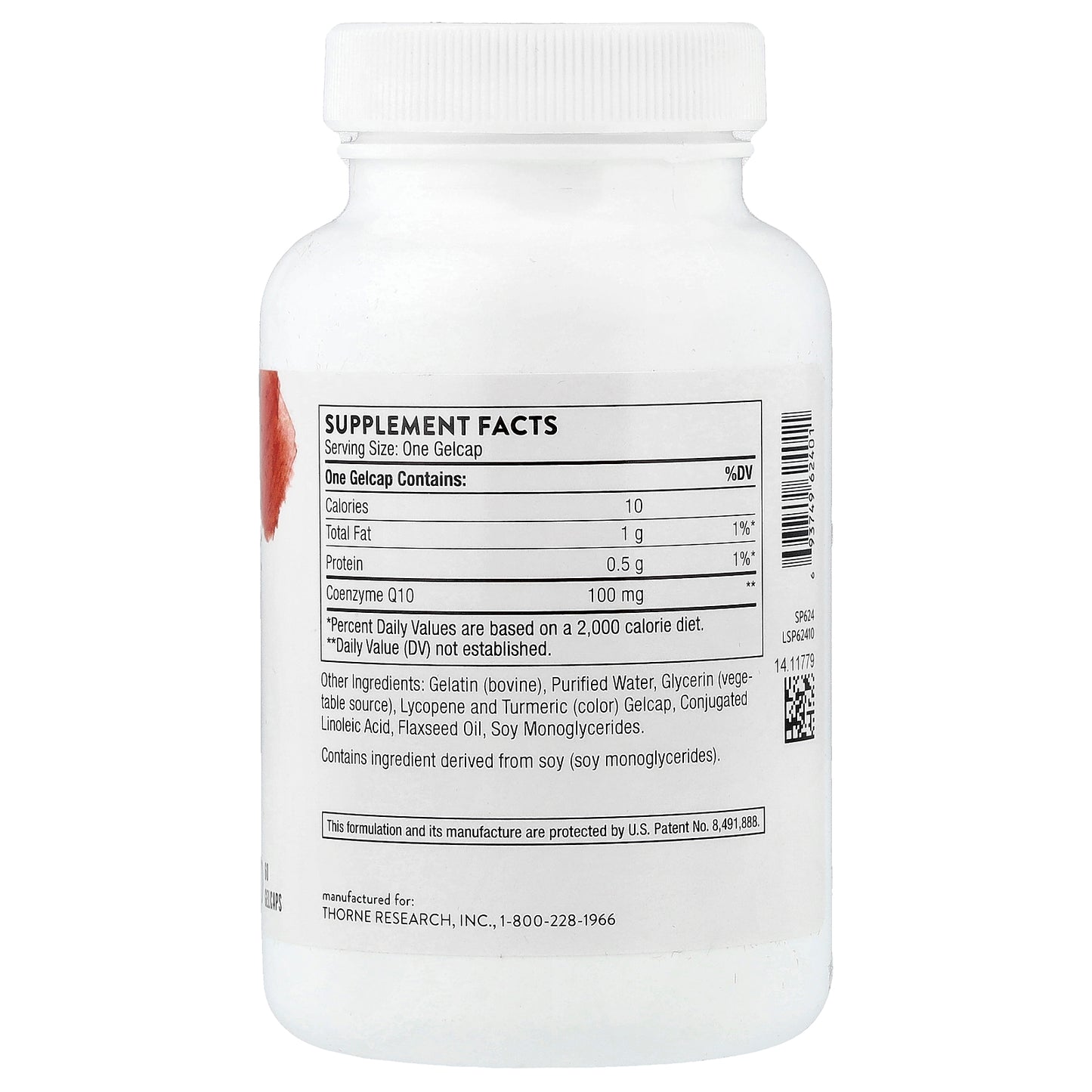 Thorne, CoQ10, 100 mg, 60 Gelcaps