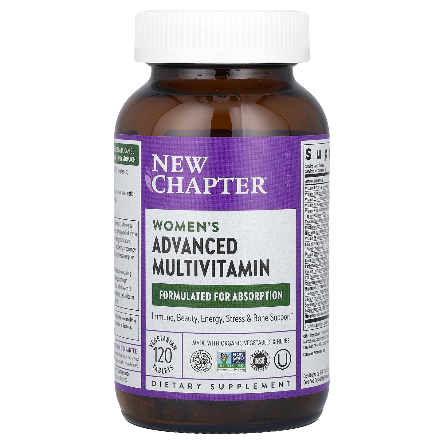 New Chapter, Women's Advanced Multivitamin, 120 Vegetarian Tablets