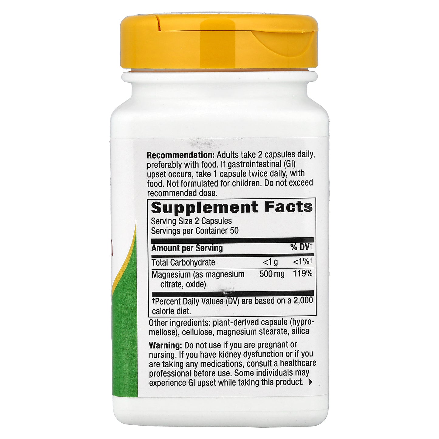 Nature's Way, Magnesium Complex, 100 Capsules (250 mg per Capsule)