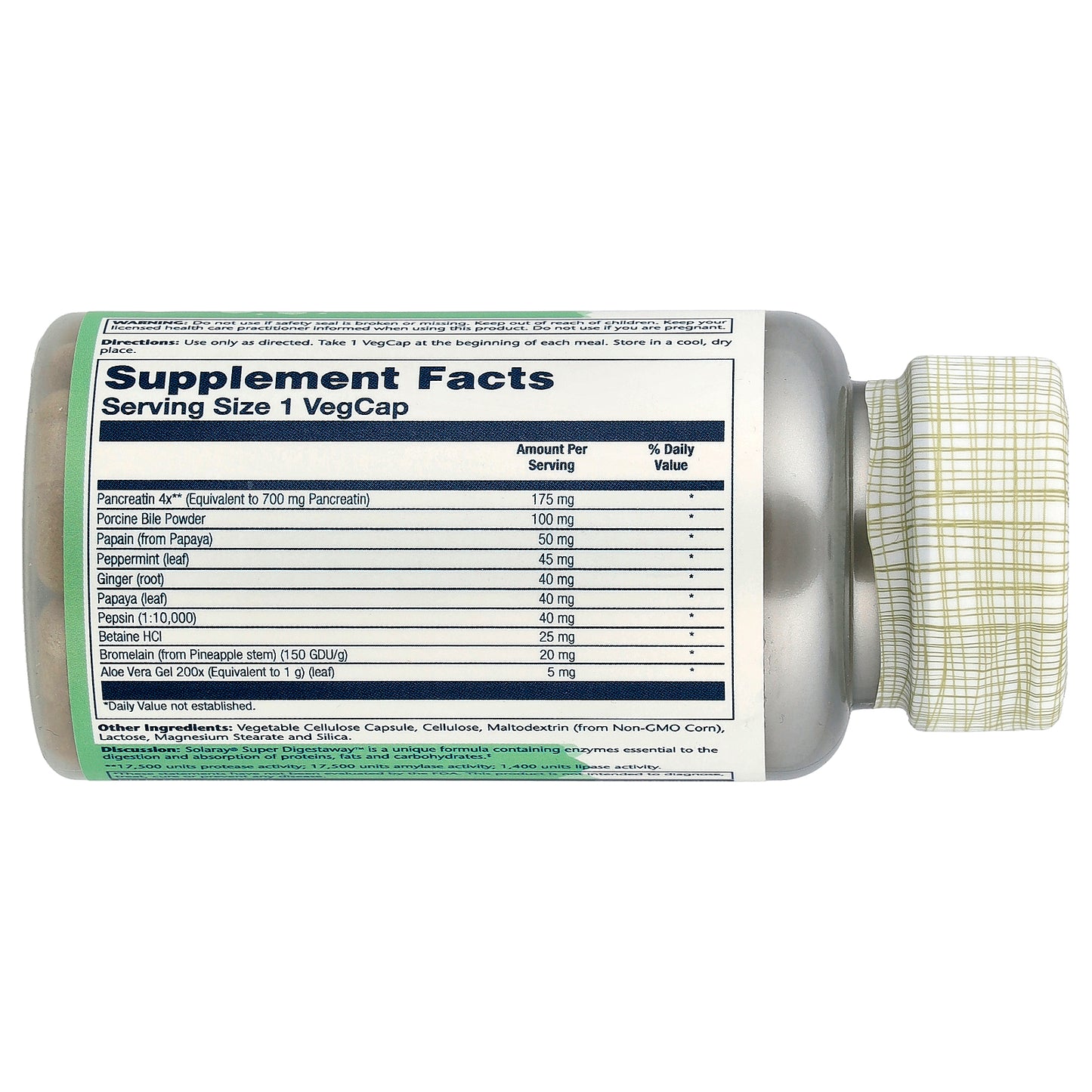 Solaray, Super Digestaway™, 90 VegCaps