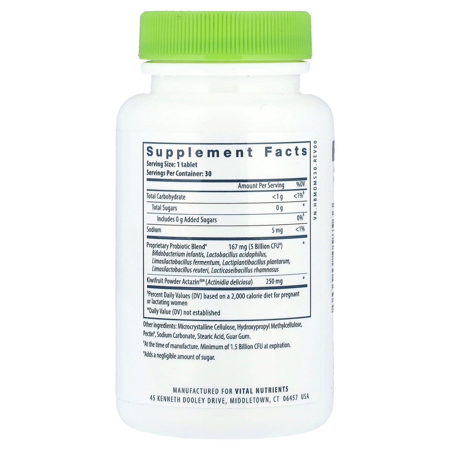 Vital Nutrients, Hyperbiotics®, Pro-Natal Probiotic, 30 Vegan Tablets