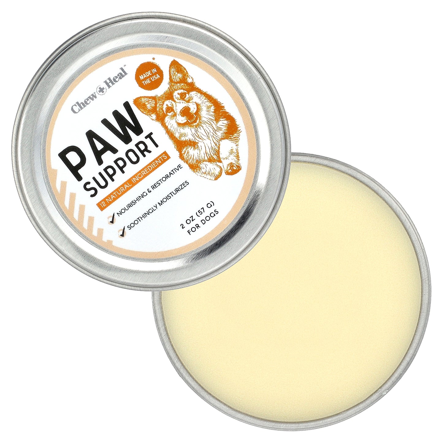 Chew + Heal, Paw Support, For Dogs, 2 oz (57 g)