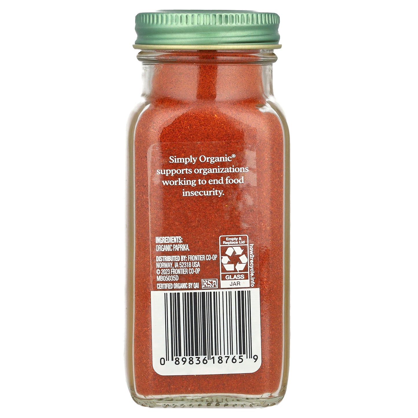 Simply Organic, Paprika, 2.96 oz (84 g)