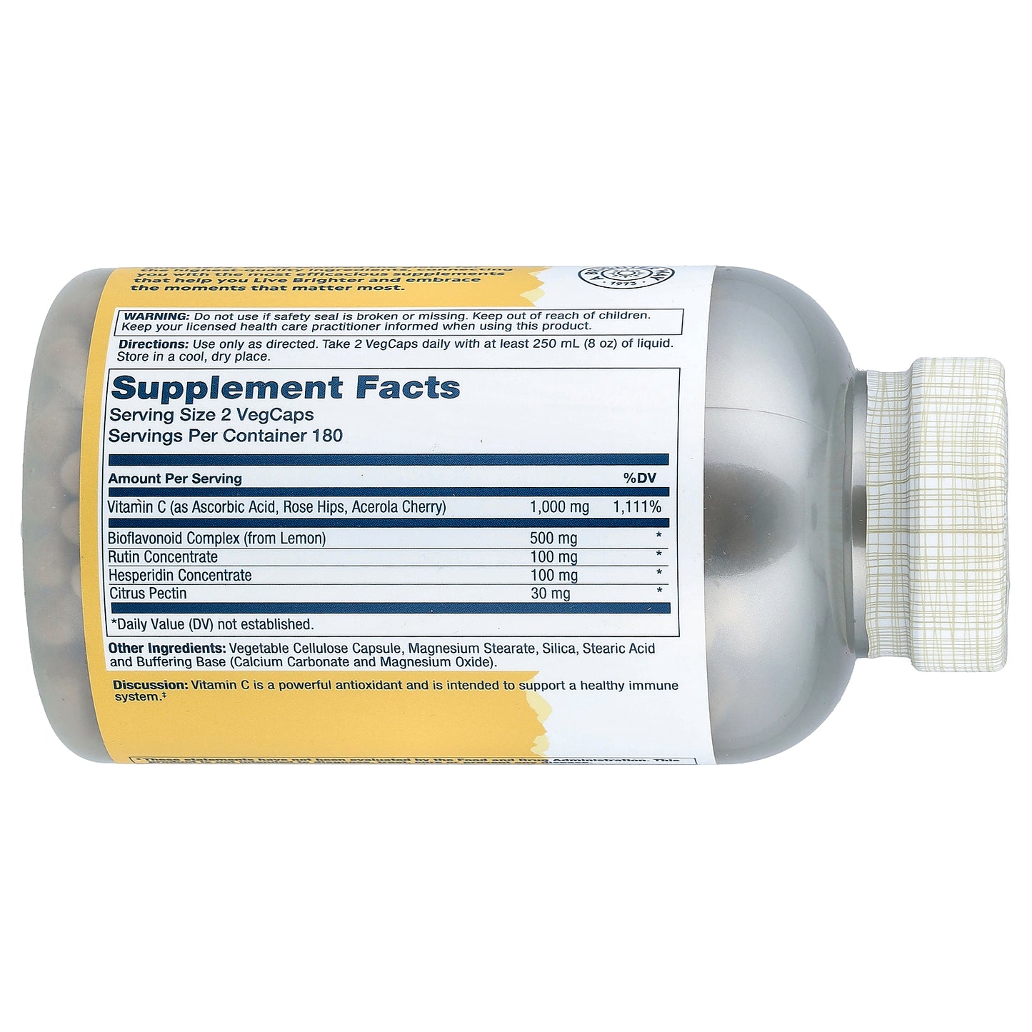 Solaray, Super Bio Vitamin C, Timed Release, 360 VegCaps