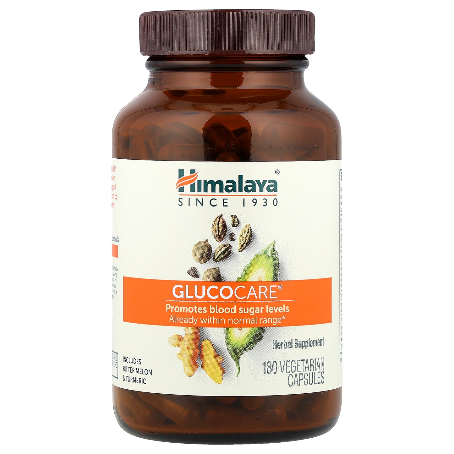 Himalaya, GlucoCare®, 180 Vegetarian Capsules